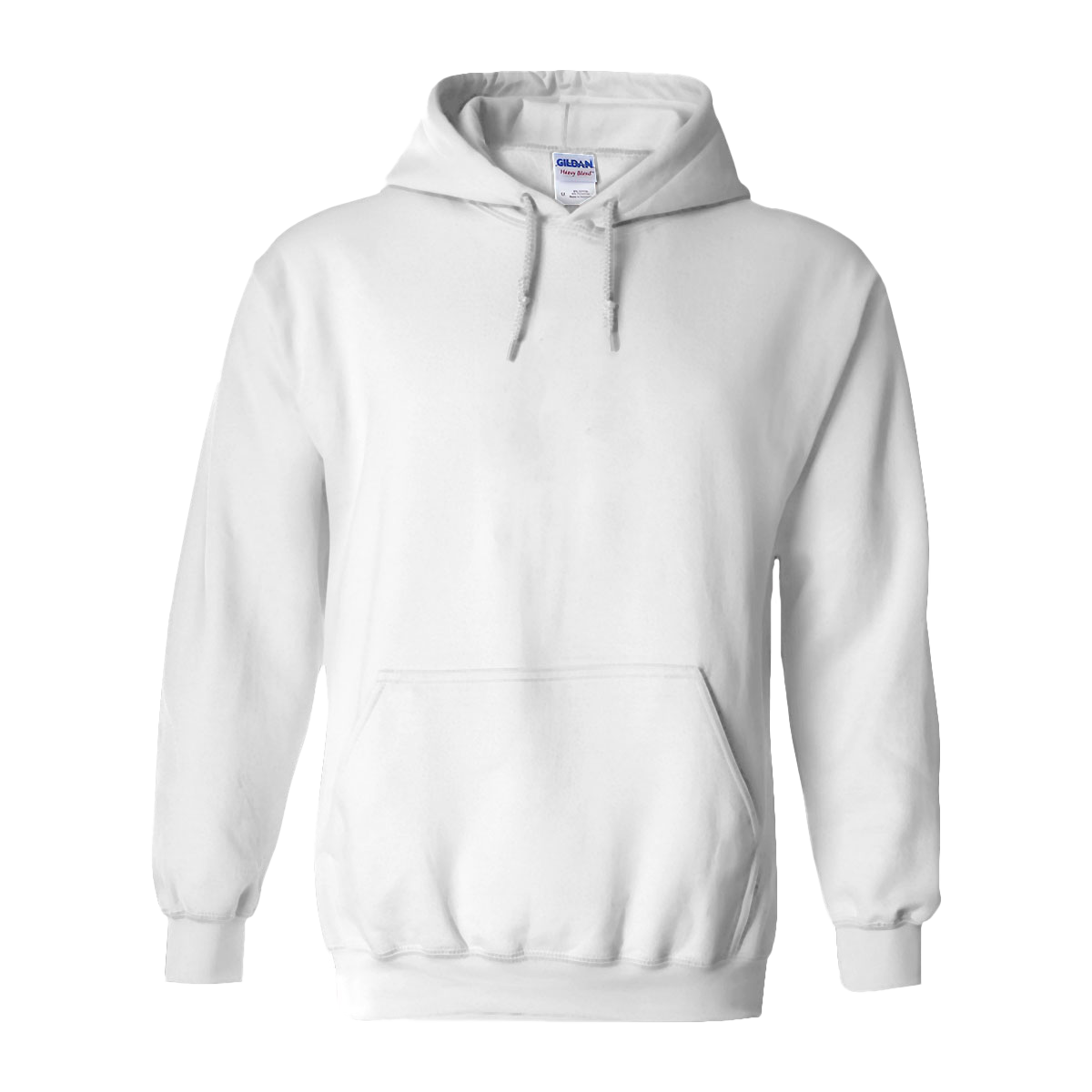 White pullover hoodie